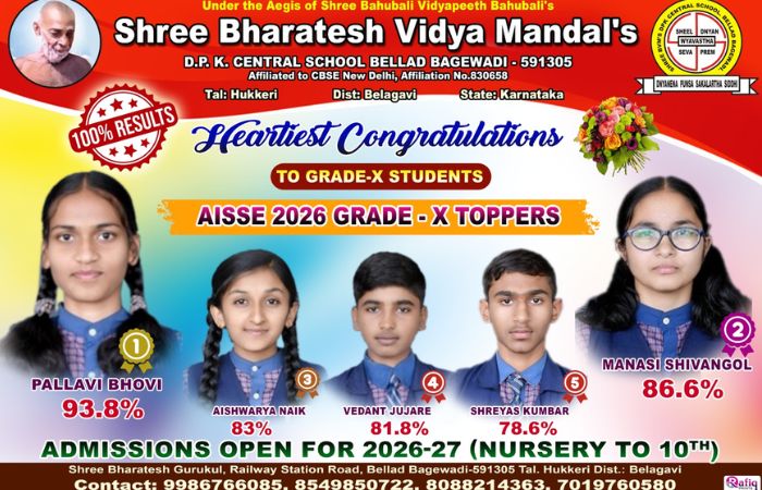 GRADE – X, Annual 100% Result
